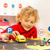 Gadpiparty 50Pcs Miniature Traffic Signs for Kids Mini Traffic Cones Training Road Block Toy Cones for Multipurpose Construction Theme Party Engin...