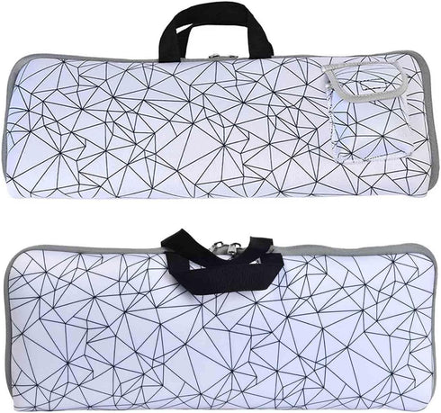 Neoprene Keyboard Carrying Case with Mouse Bag for Logitech MK270 Wireless Keyboard and Mouse Combo-Wireless Keyboard Sleeve (White)...