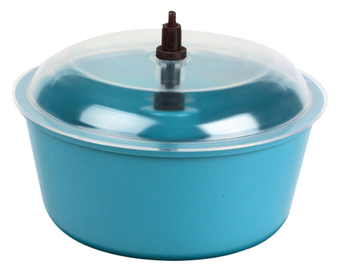 Raytech 23-005 Polyethylene Bowl with Lid, 0.05 Cubic feet Capacity, 8" Diameter, for TV-5 Standard Vibratory Tumbler...