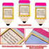 Teacher Appreciation Pencil Sticky Note Dispensers Holders Pencil Shaped Sticky Note Wooden Organizers for Home Office Back to School Party Gift S...