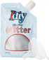 iDIY Ultra Fine Glitter (100g, 3.5 oz Pouch) w Easy-Pour Bag & Funnel-Asphalt Grey Extra Fine-Non-Toxic, DIY Arts & Crafts, School Projects, Festi...