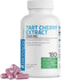 Bronson Tart Cherry Extract 2500 mg Vegetarian Capsules with Antioxidants and Flavonoids Non-GMO, 180 Count...