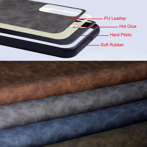 for Asus ROG Phone 7 Case, Premium Leather Cover Retro Design Full Protective Phone Case for Asus ROG Phone 7 5G (Gray)......