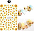 7 Sheets Sunflower Nail Stickers Decals Flower Nail Decals 3D Self Adhesive Spring Summer Nail Art Stickers Floral Designs Nail Art Supplies for W...
