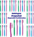 Kids Prepasted Toothbrushes Individually Wrapped - Bubblegum Disposable Toothbrushes with Sparkles (36 Pack)...