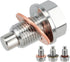 1PC 1/2" x20 Stainless Steel Magnetic Engine Oil Drain Plug Fit Buick Chevrolet Chrysler Ford Dodge GMC Selector Models & Harley-Davidson Transmis...