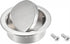 uxcell Finger Flush Pull Handle Outer Dia. 42mm/1.65" Brushed Silver with Screw...