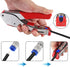 Coax Cable Crimper Tool Kit Coaxial Compression Tool Fitting Wire Stripper with 5PCS RG6 F Type Connector + 5PCS RG6 Coax Cable Extender...