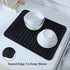 Silicone Dish Drying Mat for Multiple Usage, Easy clean, Eco-friendly, Heat-resistant Silicone Mat for Kitchen Counter, Sink, Refrigerator, drawer...