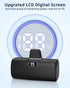 Portable Charger for iPhone, Built-in MFi Certified Connector, Fast Charging (22W) LCD Digital Display Cute Power Bank, Portable Phone Charger Bat...