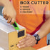 Jetmore 2 Pack Box Cutter Utility Knife with Extra 10 SK5 Blades & Anti-slip Rubber Handle, Box Cutter Retractable, Portable Box Opener Razor Knif...