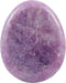 Fekuar Natural Purple Strengite Crystal Thumb Worry Stone, Hand Carved Healing Crystal Teardrop Pocket Stones for Anxiety Stress Relief Meditation...