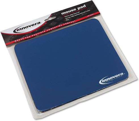 Innovera Natural Rubber Mouse Pad, Blue (IVR52447)...