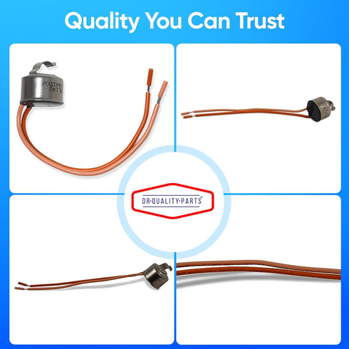 DR Quality Parts Replacement Part for WR50X10068 Defrost Thermostat -for GE Refrigerators (AP3884317, PS1011716)