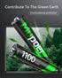 Rechargeable AAA 8 Pack, Ni-MH 1100mAh High Capacity, Long-Lasting and Pre-Charged Triple A Battery...