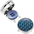 Button Cover Cufflinks finished in Round Carbon Fiber for Men's normal Shirt...