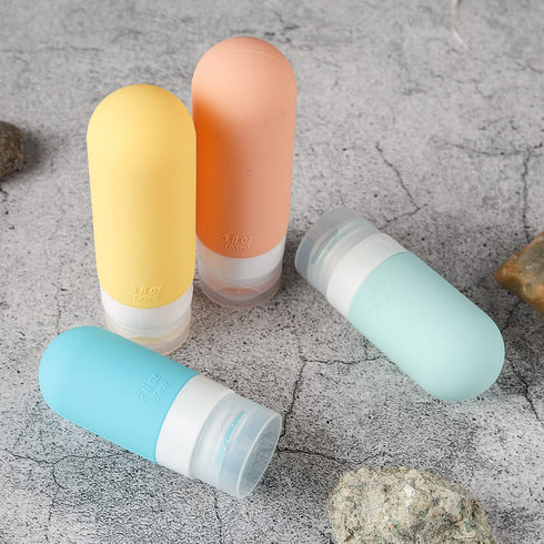 16 Pack Travel Bottles Set - TSA Approved Leak Proof Silicone Squeezable Containers for Toiletries, Conditioner, Shampoo, Lotion & Body Wash Acces...