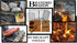 Portable Bushcraft Stainless BBQ Cooking Grill Grate, Bamboo Cutting Board, Burlap Bag, Mini Knife, Fire Starter Kits. Camping, Campfires, Backpac...