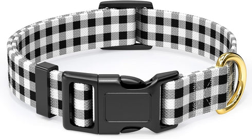 Dog Collar, Adjustable Dog Collars for Medium Dogs, Cute Puppy Collar for Boy and Girl Female Dogs, Soft Heavy Duty Pet Collar with Quick Release ...