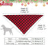 ADOGGYGO Christmas Dog Bandana Hat Bow tie Set - Classic Plaid Pet Scarf Dog Christmas Costume Decoration Accessories for Small Dogs Cats Pets (Sm...