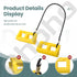 Hydraulic Steering Locks, Yellow, 4" Steer Stop Outboard Hydraulic Steering Lock for Outboard Motor Trailering Transom Savers, Most Steering Cylin...