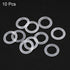 uxcell Silicone O-Rings, 9mm OD 6mm ID 1.5mm Width VMQ Seal Gasket for Compressor Valves Pipe Repair, White, Pack of 10...