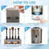 Makeup Brush Cleaner Dryer Super-Fast Electric Brush Cleaner Machine Automatic Brush Cleaner Spinner Makeup Brush Tools, Gift for Like Makeup Frie...