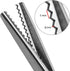 Stainless Steel Pinking Shears Comfort Grip Handled Professional Fabric Crafts Dressmaking Zig Zag Cut Scissors Sewing Scissors(9", Serrated, Blac...
