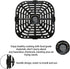 Air Fryer Grill Pan for Instants Vortex 2QT Mini Air Fryer Oven, Premium Air Fryer Grill Crisper Plate, Air Fryer Grate Grid with Rubber Tabs for ...