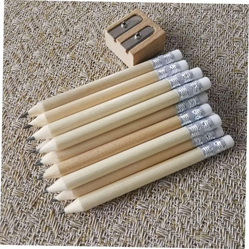 50pcs Short Pencil Pencils Pencils for Preschoolers Drawing Tool Small Golf Pencils Short Pencils Pupil Pencils Erasable Pencils Small Pencil Bass...