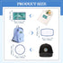 30 Pieces Sublimation Patches Fabric Iron-on Blank Patches 3 Shapes Repair Embroidery Sublimation Blank Hat Embroidery for DIY Crafts, Caps Clothe...