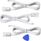 EMITEVER LED Strip Light Connector, 3 Packs, Tape Light Extension Connector for 8mm Width LED Strip Lights...