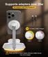 3 in 1 Wireless Charging Station with Light for Apple Devices, 15W Magnetic Wireless Charger Stand Fast Charging for iPhone 15 14 13 12, AirPods a...