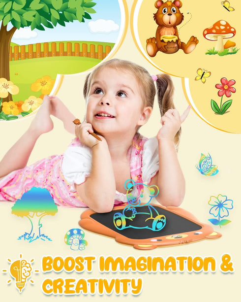 Toys Gifts for Kids Girls Boys - LCD Writing Tablet for Toddler 10'' Coloring Doodle Board for Age 1-8 Year Old Birthday Christmas Gift Learning T...