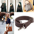 JAKAGO PU Leather Shoulder Strap Replacement Adjustable Messenger Bag Strap for Shoulder Bag Crossbody Bag Briefcase Satchel DIY Purse Making (Bro...