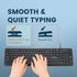Perixx PERIBOARD-210C Wired Full-Size USB C Keyboard with Quiet Scissor Keys - Compatible with Mac, iPad, Windows, Chromebook, Tablets, Desktop, a...