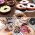 3 Pack Silicone Donut Pan for Baking Donut Maker, Silicone Pancake Mold Non-stick Doughnut Pan Muffin Cupcake Bagel Making Tray...