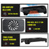 Network Devices Cooling Solution USB Fan, Airflow 65.8CFM 5V USB Quiet Fan, Computer Fan Portable USB Fans Compatible for Router TV Receiver DVR P...