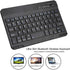 VBESTLIFE 7in Slim Lightwight Bluetooth Keyboard for Android iOS Win, Portable Aluminum Alloy Wireless USB Keyboard Black for Smart Phone/Pad/Lapt...