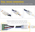 Armacost Lighting 5-Pin RGB+W Multicolor Wire to Tape Connector - 6 Pack 766220...