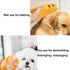 Dog Grooming Shampoo Brush, Pet Soothing Massage Rubber Bristles Curry Comb, Bath Gloves for Dogs and Cats Washing, Double-Sided Available, Yellow...