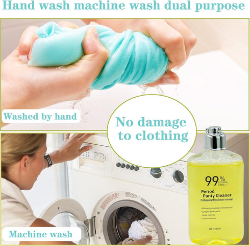 Lingerie Bulk Laundry Detergent For Remove Stubborn Blood Stain, Underwear Bulk Detergent Laundry Liquid Ideal Hand Wash For Lingerie, Period Pant...