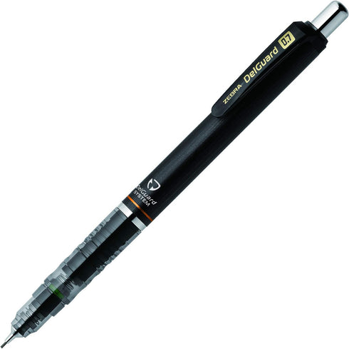 Zebra Mechanical Pencil, Del Guard, 0.7mm, Black (P-MAB85-BK)...