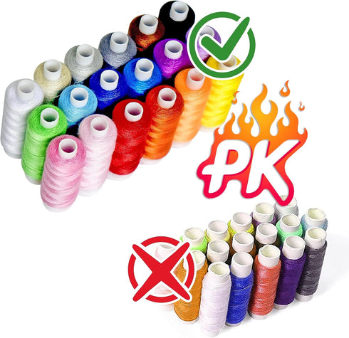 Sewing Kit with Case Portable Sewing Supplies for Home Traveler, Adults, Beginner, Emergency, Contains 18 Sewing Thread, Scissors, Needles, Measur...