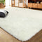 LOCHAS Ultra Soft Indoor Modern Area Rugs Fluffy Living Room Carpets for Children Bedroom Home Decor Nursery Rug 3x5 Feet, Cream...