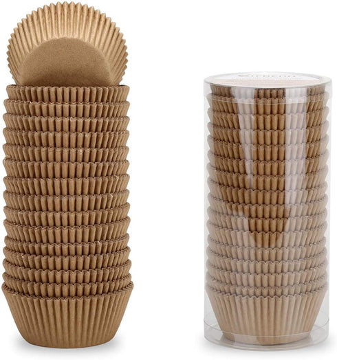 Gifbera Natural Cupcake Liners Standard Baking Cups 400-Count, Unbleached No Smell Paper...