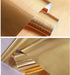 Metal Look Film Vinyl Self Adhesive Gold Texture Waterproof Anti Greasy Counter Top Peel Stick Metallic Gloss Shelf Liner for Kitchen Cabinet 15.6...