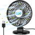 COO Small USB Desk Fan - 3 Speeds Powerful Airflow Fan, Small Mini Portable Fan for Home Office Bedroom Table & Desktop, Small Quiet Electric Fan ...