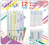 COLNK Mechanical Pencil Set with Lead and Erasers, 6 Cute Drawing Mechanical Pencils 0.5 & 0.7mm, with 4 Tubes of HB Lead Refills and 2 Extra Eras...