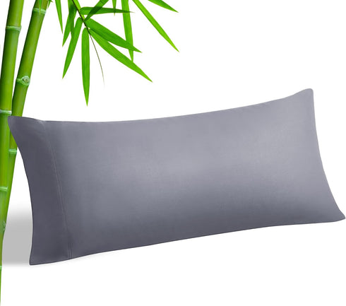 BEDELITE Body Pillow Cover, Rayon Made from Bamboo, Cooling Body Pillow Pillowcase for Hot Sleepers and Night Sweats, Breathable & Silky Soft Full...